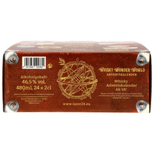 Laden Sie das Bild in den Galerie-Viewer, Adventskalender - "Whisky Wonder World" - 24 Fläschchen mit je 2 cl Inhalt - 2024er Edition