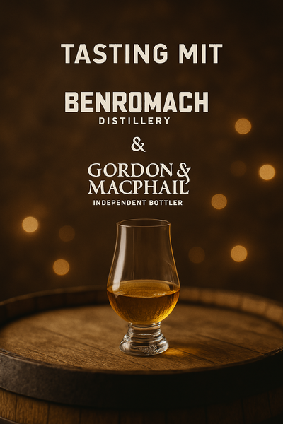 Benromach & Gordon & MacPhail – Ein Whisky-Tasting der Extraklasse am 08. Mai 2025
