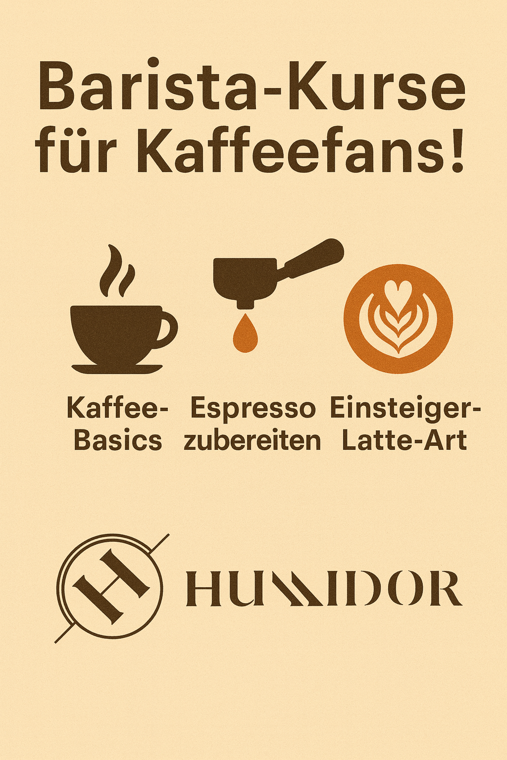 Barista-Kurse für echte Kaffee-Fans!