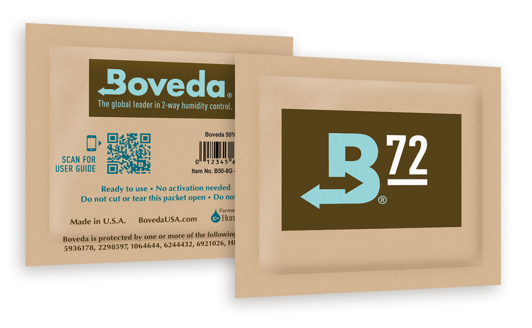 BOVEDA - Befeuchter Packs 72% - optimales Klima für Ihre Zigarren - Humidor