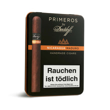 Laden Sie das Bild in den Galerie-Viewer, Davidoff PRIMEROS - 6 Zigarren - Blechbox - 5 verschiedene Serien
