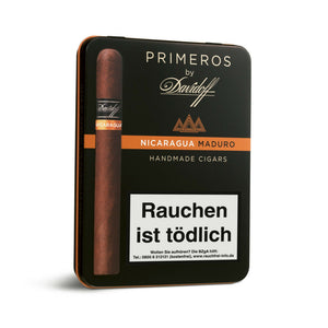 Davidoff PRIMEROS - 6 Zigarren - Blechbox - 5 verschiedene Serien