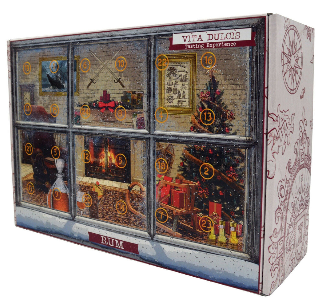 NEU: Rum - KLASSIK - Adventskalender - 24 Fläschchen mit je 2 cl Inhalt - 2022er Version