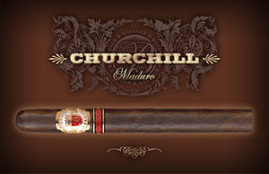 BOSSNER - Churchill - 3 Zigarren - 2x CLASSIC  - 1x Maduro - in edler Holzkiste