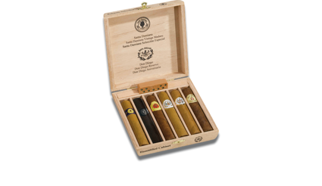 Don Diego - Santa Damiana -  Robusto Sampler - 6 verschiedene Zigarren