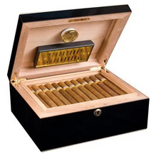 Laden Sie das Bild in den Galerie-Viewer, Adorini Humidor Milan Deluxe - Kapazität: ca. 75 Zigarren
